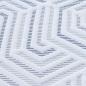 Preview: Matratzenauflage Weiß 120 x 200 cm Jacquard-Stoff
