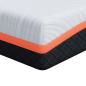 Preview: Matratzen Weiß, Grau 200 x 200 cm 100% Polyester Jacquardstoff