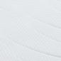 Preview: Matratze Weiß 70 x 200 cm Jacquard-Stoff