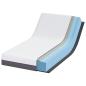 Preview: Matratzen Weiß und Grau 100% Polyester Jacquardstoff