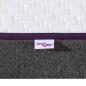 Preview: Memory-Schaum-Matratze Mittel 100 x 200 cm Weiß und Grau