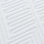 Preview: Matratze Weiß und Blau 100 x 200 cm Jacquard-Stoff