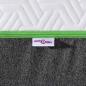 Preview: Matratze Weiß und Grau 90 x 200 cm Jacquard-Stoff