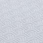 Preview: Matratze Weiß und Grau 140 x 200 cm Jacquard-Stoff