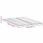 Preview: Matratzenpads Weiß 140 x 190 cm Nicht klebendes Polyester
