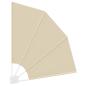 Preview: Balkon Sichtschutz Beige 115 x 115 cm Stoff