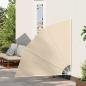 Preview: Balkon Sichtschutz Beige 140 x 140 cm Stoff