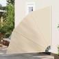 Preview: Balkon Sichtschutz Beige 210 x 210 cm Stoff