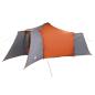 Preview: Zelt mit Dach Grau und Orange 492 x 492 x 275 cm Polyester