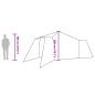 Preview: Zelt mit Dach Grau und Orange 492 x 492 x 275 cm Polyester