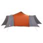 Preview: Zelt mit Dach Grau und Orange 492 x 492 x 275 cm Polyester