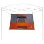 Preview: Innenzelt mit Dach Grau und Orange 280 x 220 x 176 cm Taft