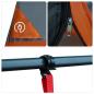 Preview: Zelt mit Dach Sonstiges Grau und Orange und Schwarz