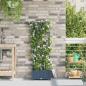 Preview: Gartenblumentopf Lattice mit Speicher Grau 40 x 40 x 126cm Plastik