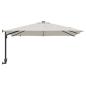 Preview: Gartenparasol Sandfarbe 248.5 x 247.5 x 160 cm Stoff