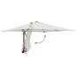 Preview: Gartenparasol Sandfarbe 248.5 x 247.5 x 160 cm Stoff