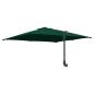 Preview: Gartenparasol Grün 248.5 x 247.5 x 160 cm Stoff
