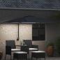 Preview: Gartenparasol Anthrazit 248.5 x 247.5 x 160 cm Stoff