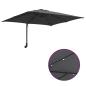 Preview: Gartenparasol Anthrazit 248.5 x 247.5 x 160 cm Stoff