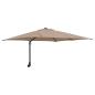 Preview: Gartenparasol Taupe 248.5 x 247.5 x 160 cm Stoff