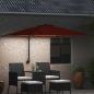 Preview: Gartenparasol Terrakotta 248.5 x 247.5 x 160 cm Stoff