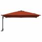 Preview: Gartenparasol Terrakotta 248.5 x 247.5 x 160 cm Stoff