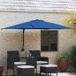 Preview: ARDEBO.de - Gartenparasol Azurblau 248.5 x 247.5 x 160 cm Stoff