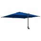 Preview: Gartenparasol Azurblau 248.5 x 247.5 x 160 cm Stoff