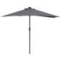 Preview: Gartenparasol Anthrazit 294 x 150 x 224 cm Stoff