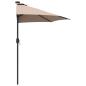 Preview: Gartenparasol Taupe 294 x 150 x 224 cm Stoff