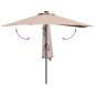 Preview: Gartenparasol Taupe 294 x 150 x 224 cm Stoff