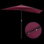 Preview: Gartenparasol Bordeauxrot 294 x 150 x 224 cm Stoff