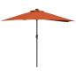 Preview: Gartenparasol Terrakotta 294 x 150 x 224 cm Stoff