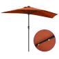 Preview: Gartenparasol Terrakotta 294 x 150 x 224 cm Stoff