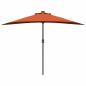 Preview: Gartenparasol Terrakotta 294 x 150 x 224 cm Stoff