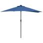 Preview: Gartenparasol Azurblau 294 x 150 x 224 cm Stoff