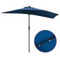 Preview: Gartenparasol Azurblau 294 x 150 x 224 cm Stoff