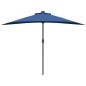 Preview: Gartenparasol Azurblau 294 x 150 x 224 cm Stoff