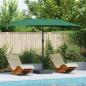 Preview: ARDEBO.de - Gartenparasol Grün 385 x 209 x 244 cm Stoff