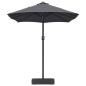 Preview: Gartenparasol Anthrazit 385 x 209 x 244 cm Stoff