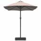 Preview: Gartenparasol Taupe 385 x 209 x 244 cm Stoff