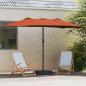 Preview: Gartenparasol Terrakotta 385 x 209 x 244 cm Stoff