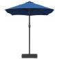 Preview: Gartenparasol Blau 385 x 209 x 244 cm Stoff