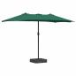 Preview: Gartenparasol Grün 385 x 209 x 244 cm Stoff