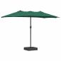 Preview: Gartenparasol Grün 385 x 209 x 244 cm Stoff