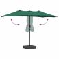 Preview: Gartenparasol Grün 385 x 209 x 244 cm Stoff