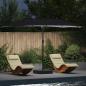 Preview: ARDEBO.de - Gartenparasol Anthrazit 385 x 209 x 244 cm Stoff