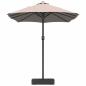 Preview: Gartenparasol Taupe 385 x 209 x 244 cm Stoff
