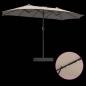 Preview: Gartenparasol Taupe 385 x 209 x 244 cm Stoff