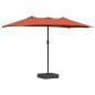 Preview: Gartenparasol Terrakotta 385 x 209 x 244 cm Stoff